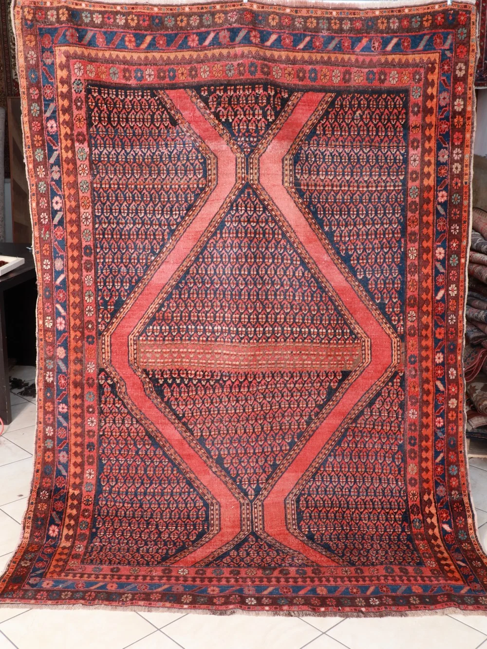 Tappeto Antico Gharebagh 230×160 cm